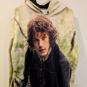 Outlander - Jamie Fraser Fandom Unisex Poly/Spandex Hoodie Size 2XL